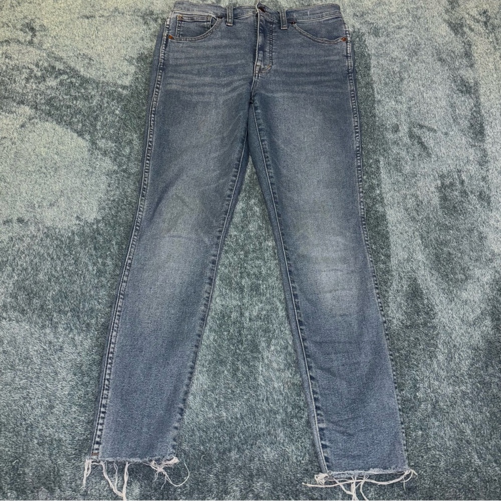 EUC Madewell 10” Hi-Rise Skinny Jeans Mid-Wash Women’s Size 27